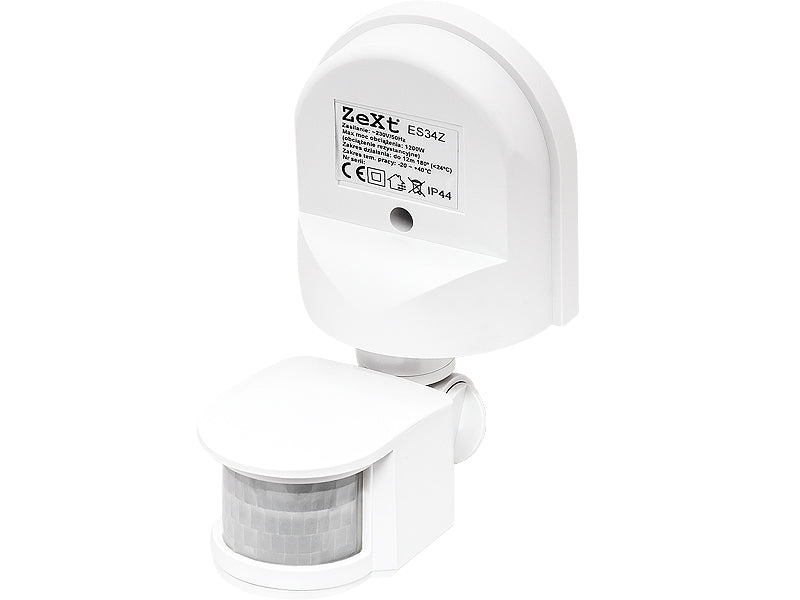 PIR bewegingssensor 180 ° 1200W wit PIR bewegingssensor 180 ° 1200W wit